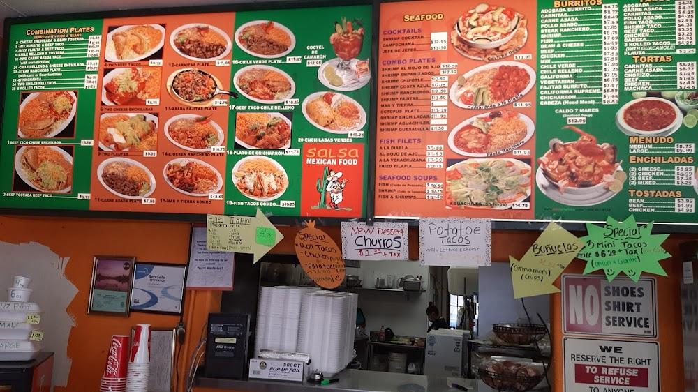 Salsa Mexican Food Menu image 4